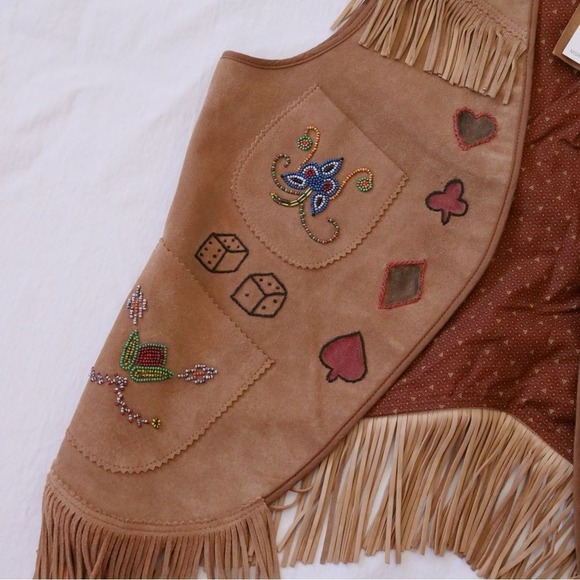 NWT RRL & Co Limited edition 21 of 50 hand embroidered beaded suede vest - Picture 16 of 16